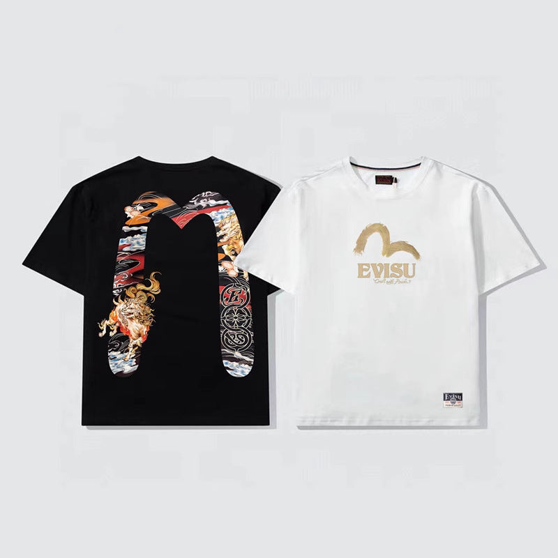 2026 Evisu Men's  New T-Shirt