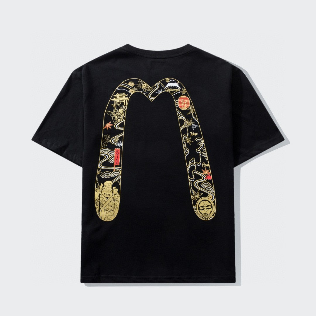 2026 Evisu Men's  New T-Shirt