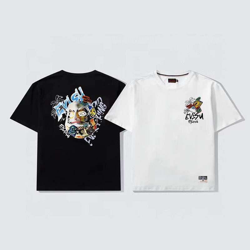 2026 Evisu Men's  New T-Shirt