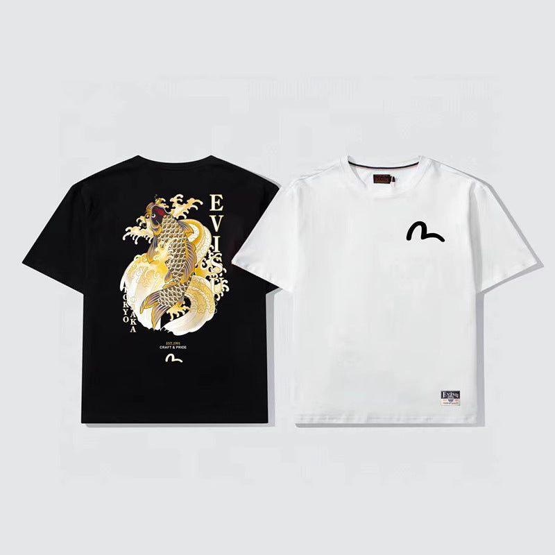 2026 Evisu Men's  New T-Shirt