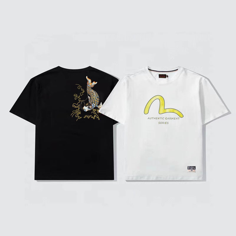2026 Evisu Men's  New T-Shirt