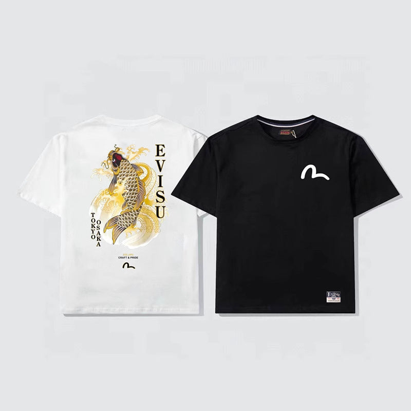 2026 Evisu Men's  New T-Shirt