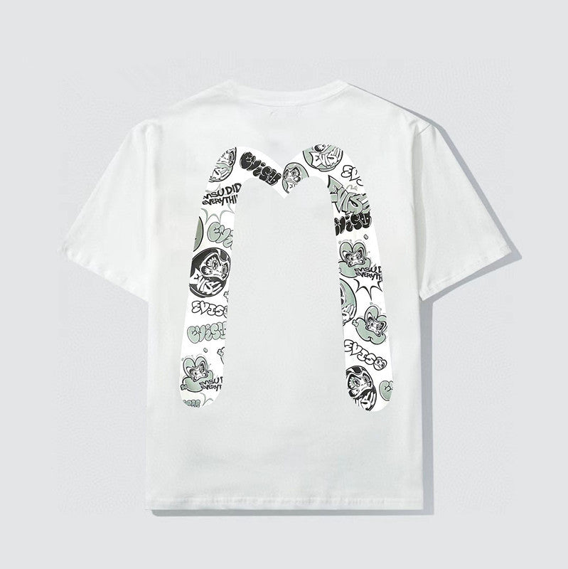2026 Evisu Men's  New T-Shirt
