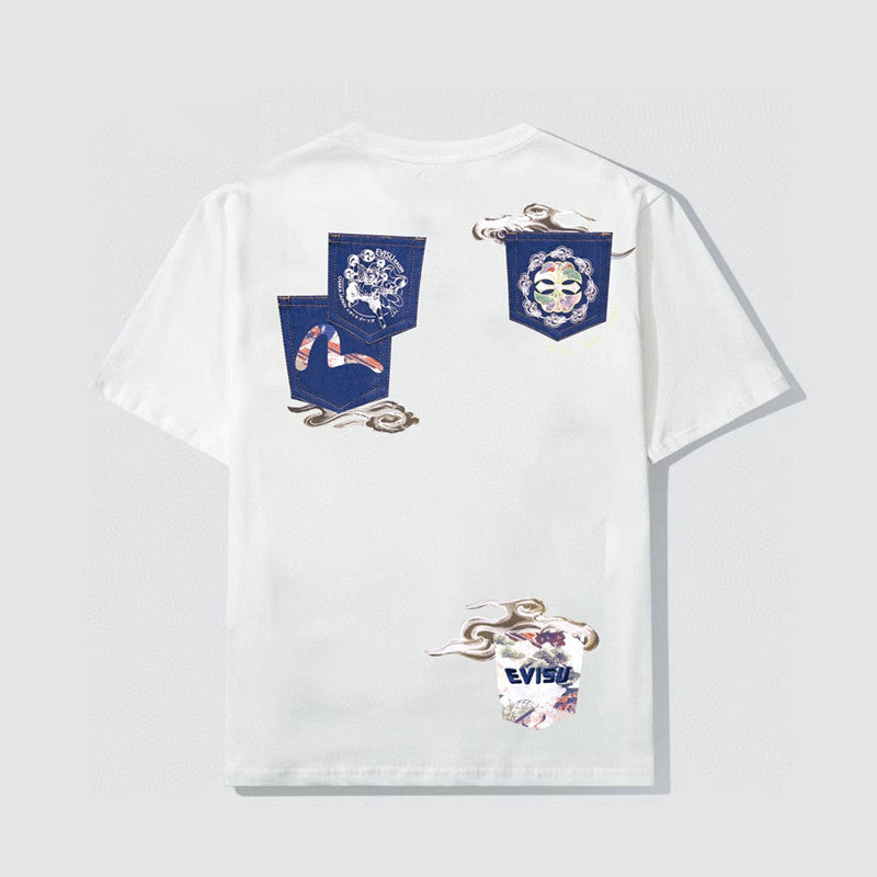 2026 Evisu Men's & Women's New T-Shirt