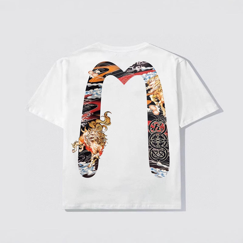 2026 Evisu Men's  New T-Shirt