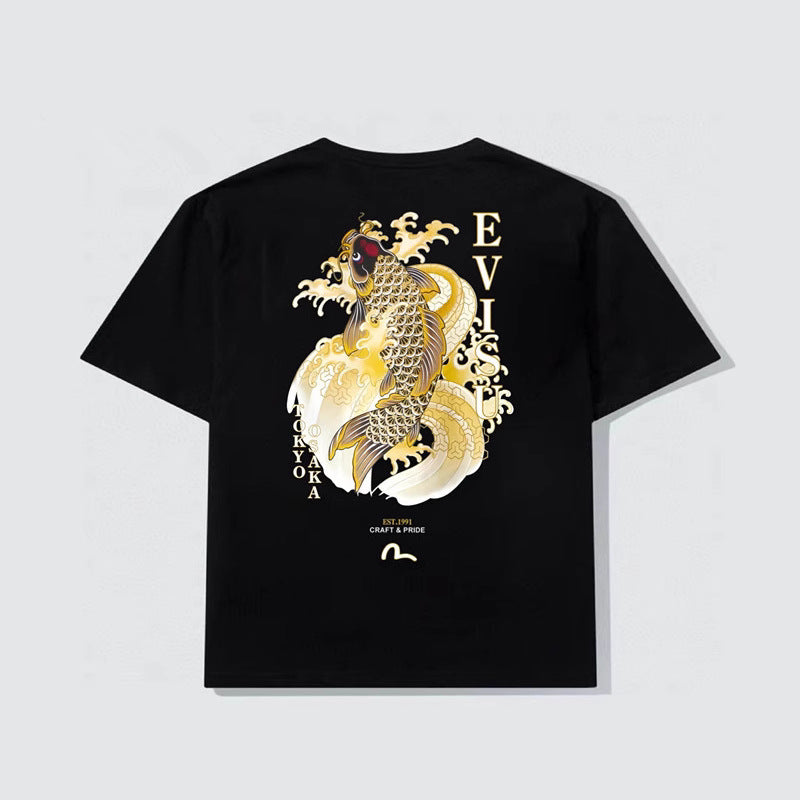 2026 Evisu Men's  New T-Shirt
