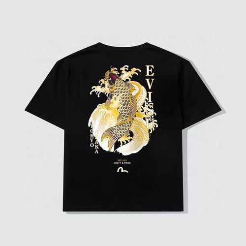 2026 Evisu Men's  New T-Shirt