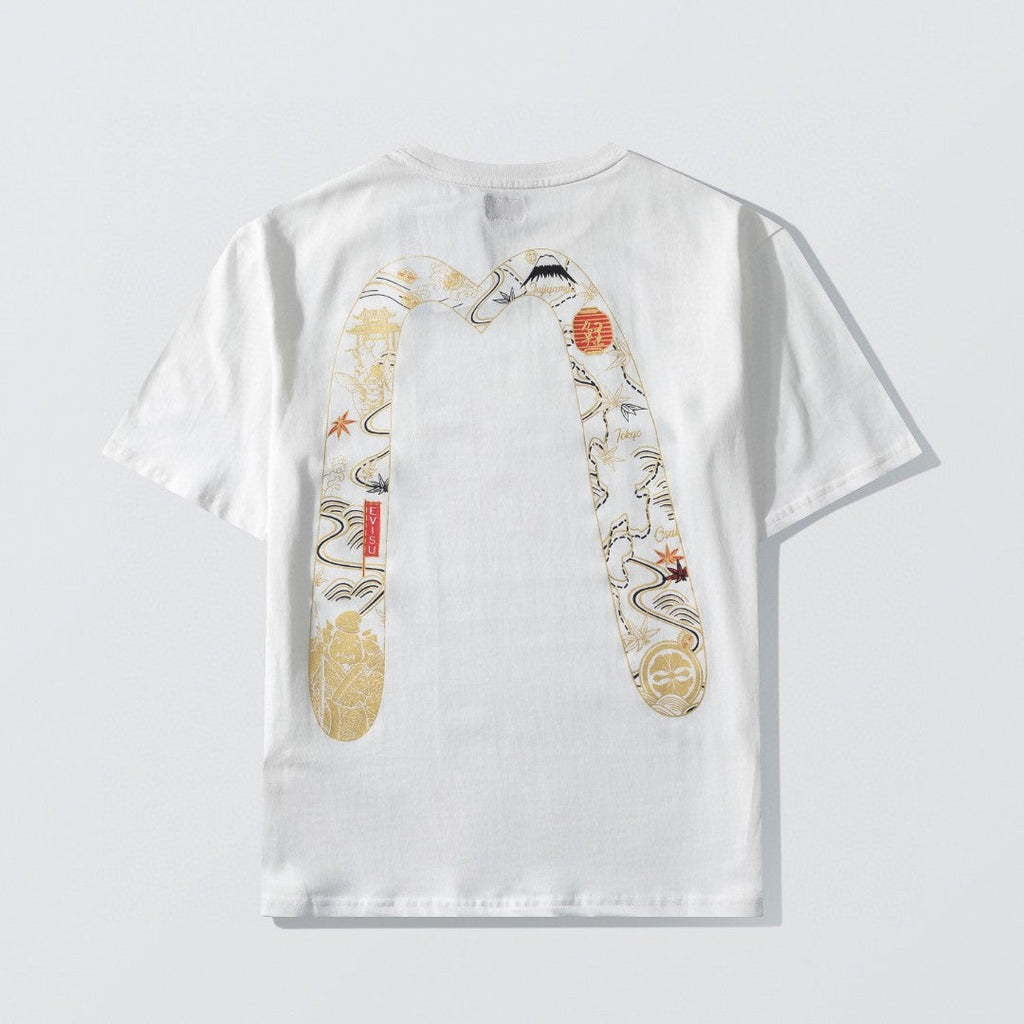 2026 Evisu Men's  New T-Shirt