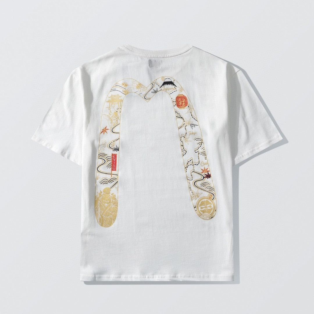 2026 Evisu Men's  New T-Shirt