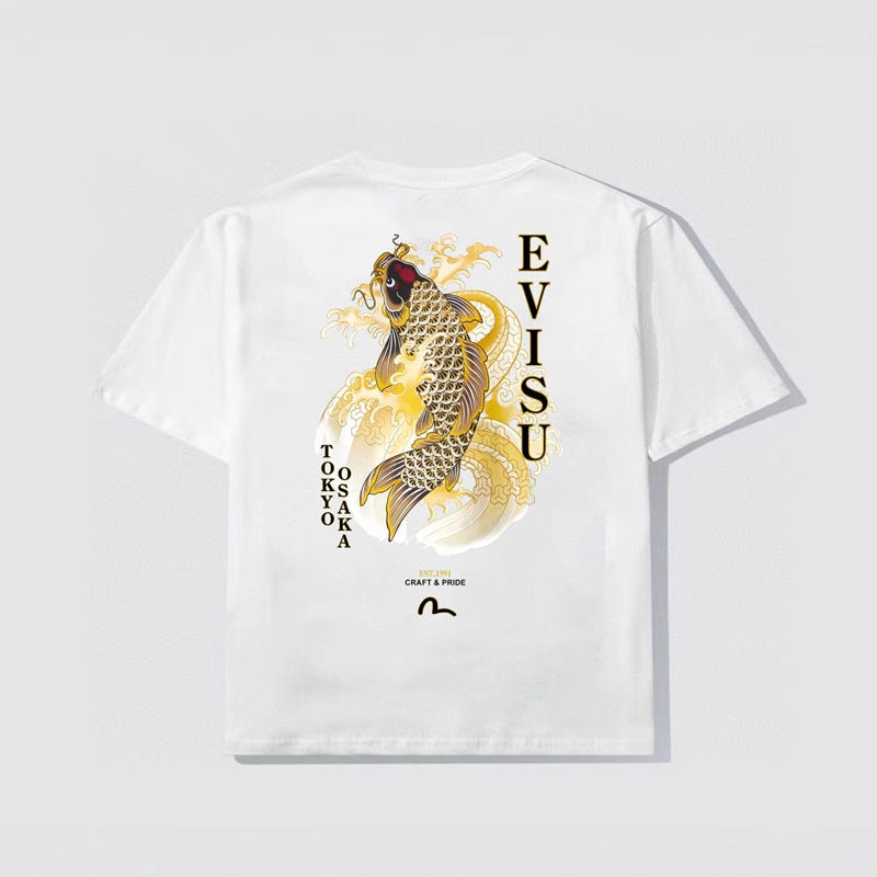 2026 Evisu Men's  New T-Shirt