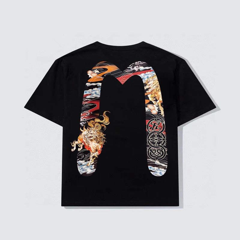 2026 Evisu Men's  New T-Shirt