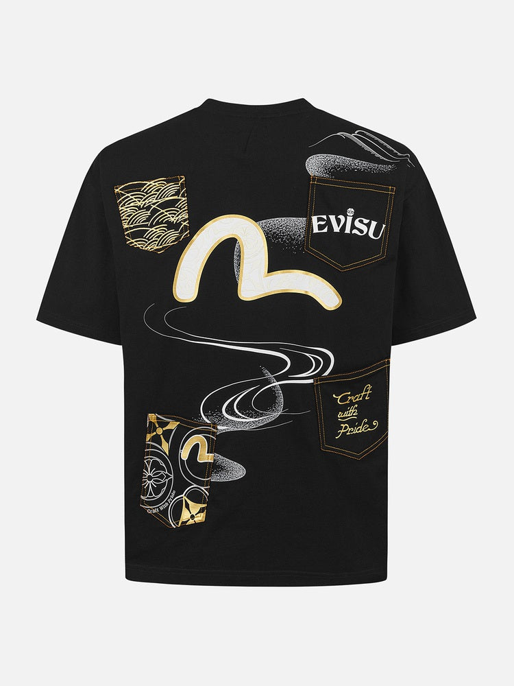 2026 Evisu Men's & Women's New T-Shirt