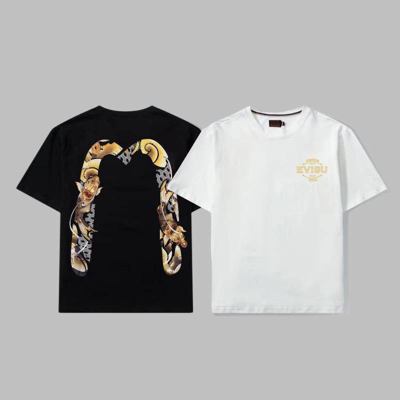 2026 Evisu Men's  New T-Shirt
