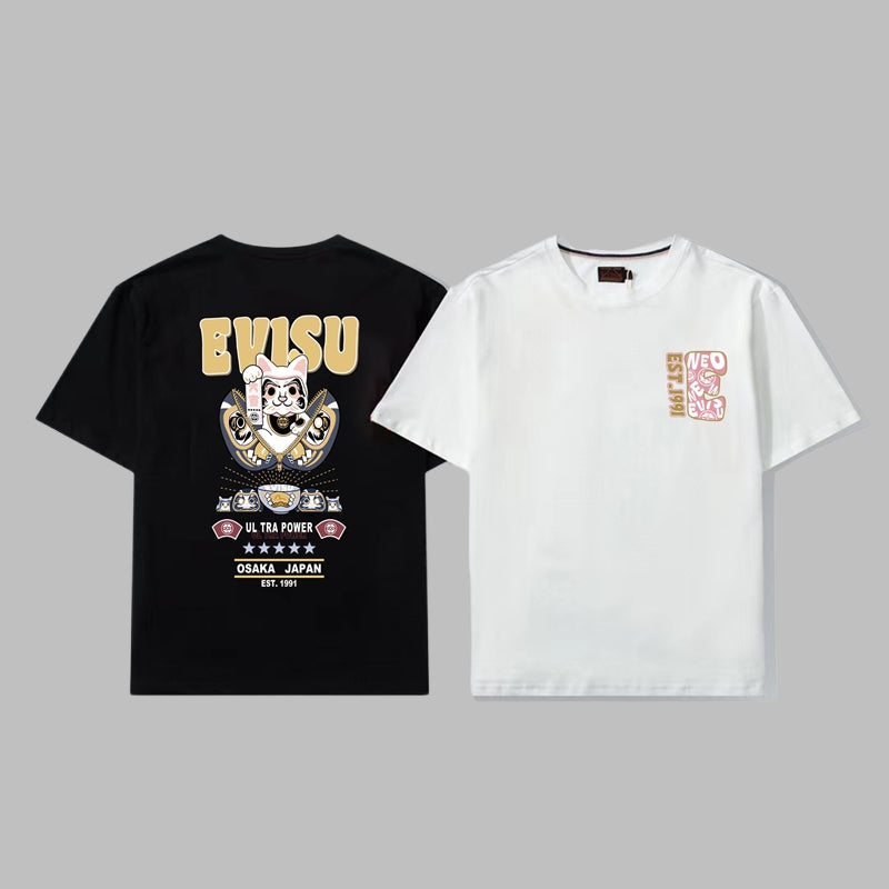 2026 Evisu Men's  New T-Shirt