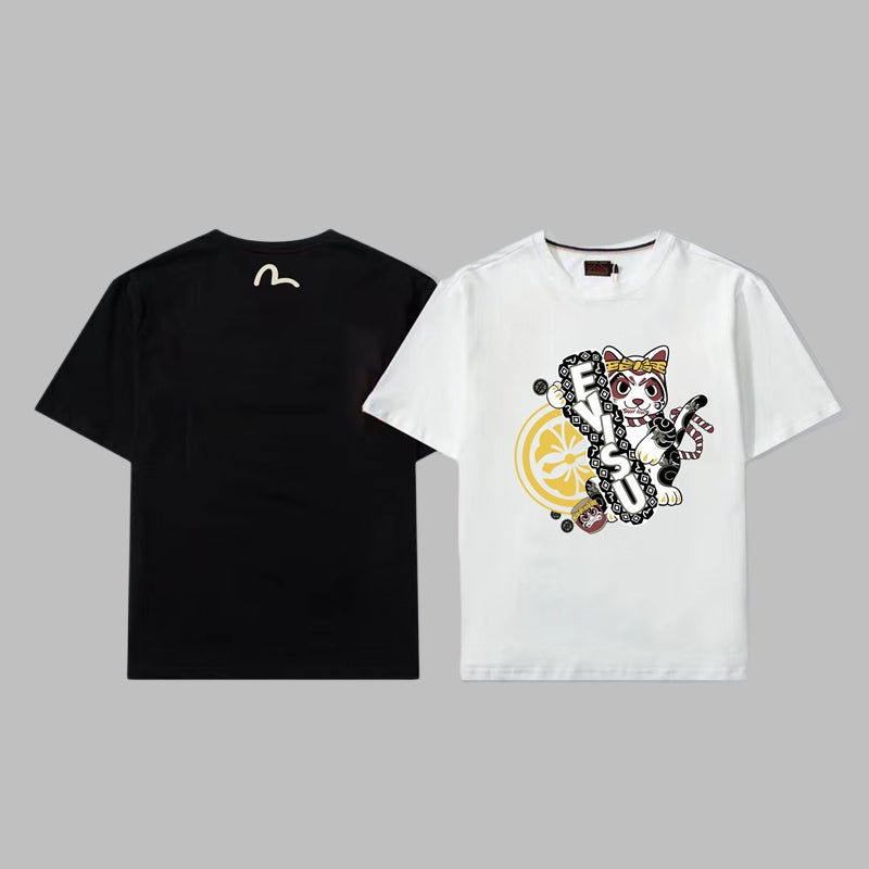 2026 Evisu Men's  New T-Shirt