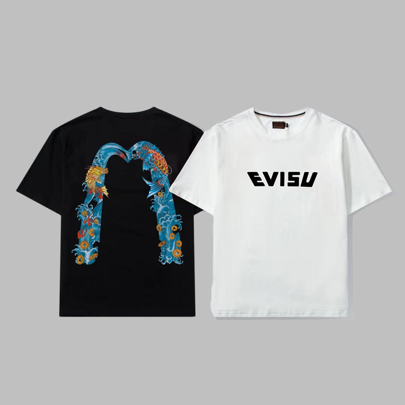 2026 Evisu Men's  New T-Shirt