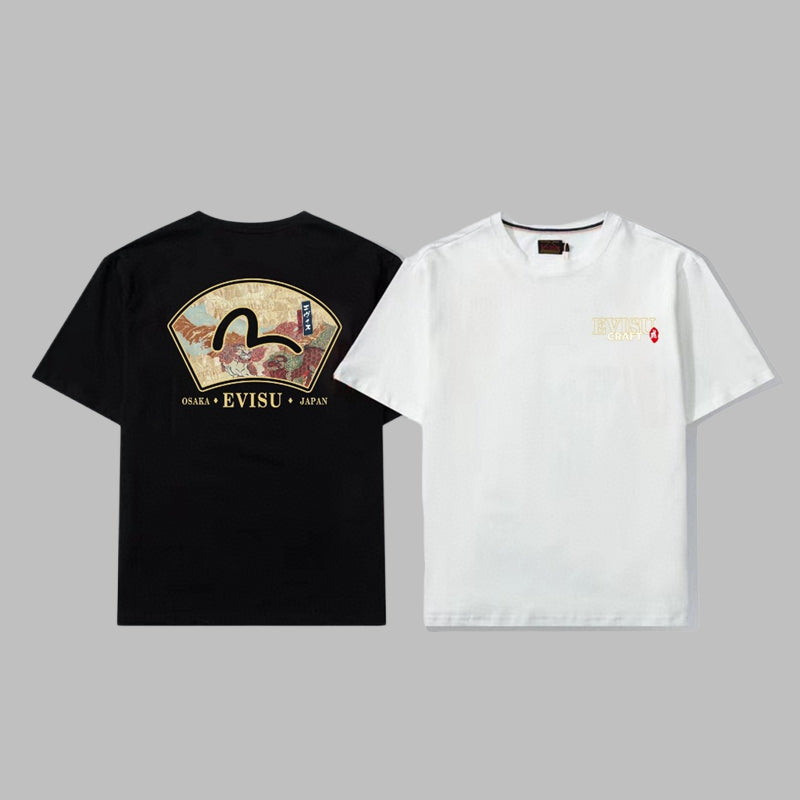 2026 Evisu Men's  New T-Shirt