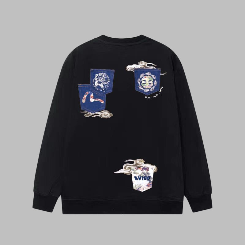 2026 Evisu Men's & Women's New Arrival Sweatshirt