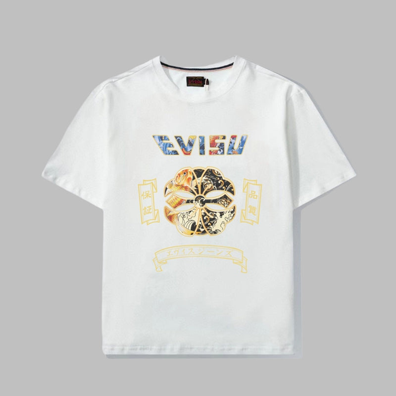 2026 Evisu Men's  New T-Shirt