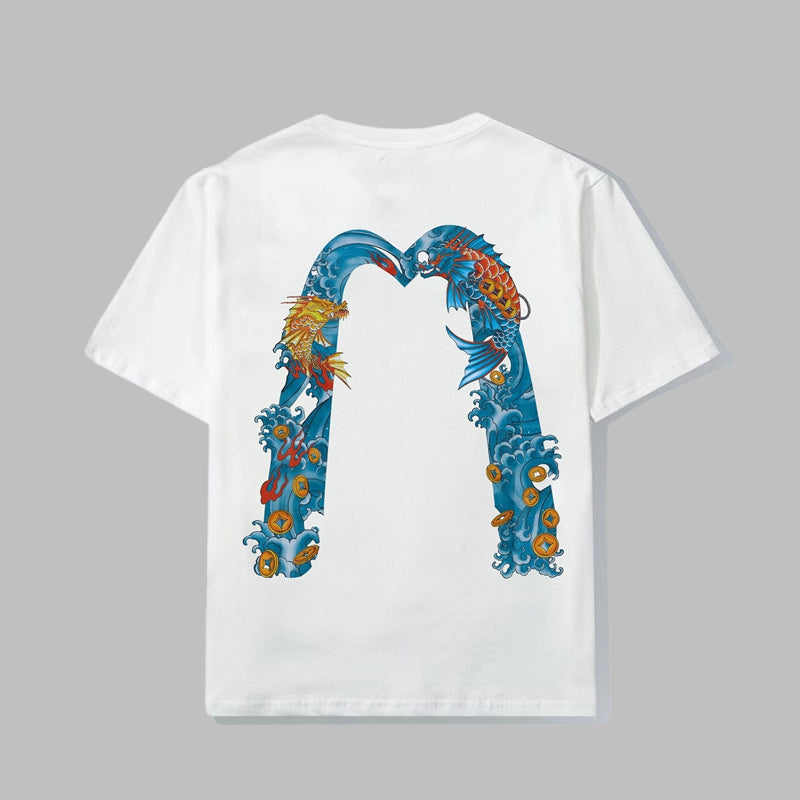 2026 Evisu Men's  New T-Shirt